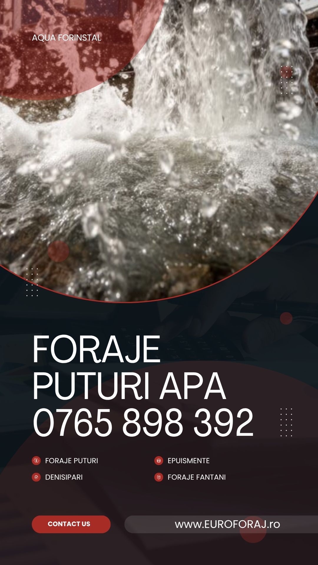 Foraje Puturi apa - Foraje Puturi Bucuresti - foraje Puturi Ilfov - Foraje Puturi Prahova Cat Costa un put forat ? Cat costa un foraj put de mare adancime ? https://euroforaj.ro/foraje-puturi/ foraje puturi, foraj puţ, foraje puturi apa, denisipari puturi, epuismente, foraje puturi pret, denisipare put, foraj puturi apa pret, foraje puțuri, pret foraje puturi, pret denisipare put, foraj puturi, foraje puturi 100m, pret put forat, forat puturi pret, foraje fantani, foraje fantani pret, foraj fantana, sapat fantani pret, denisipare fantana, put forat,